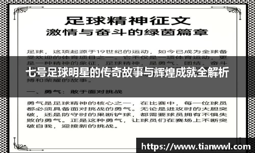 七号足球明星的传奇故事与辉煌成就全解析